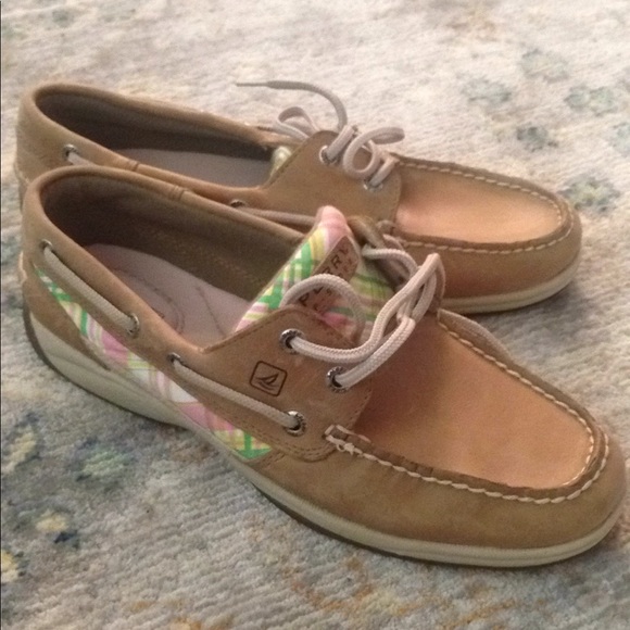 womens pink sperry boat shoes